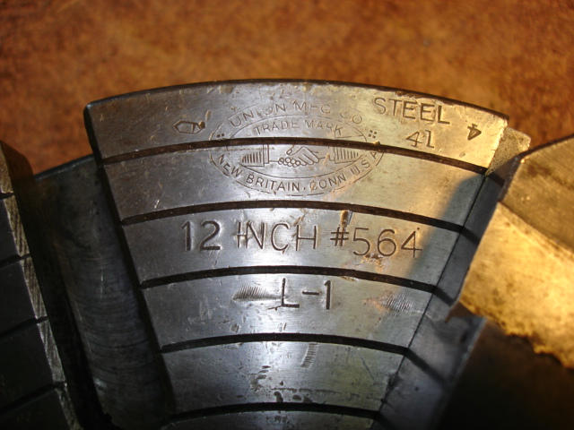 Union 4-Jaw Chuck, Machine ID: 5314